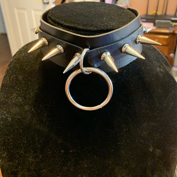 Big O-Round Punk Rock Gothic Chokers Women’s - Picture 6 of 8